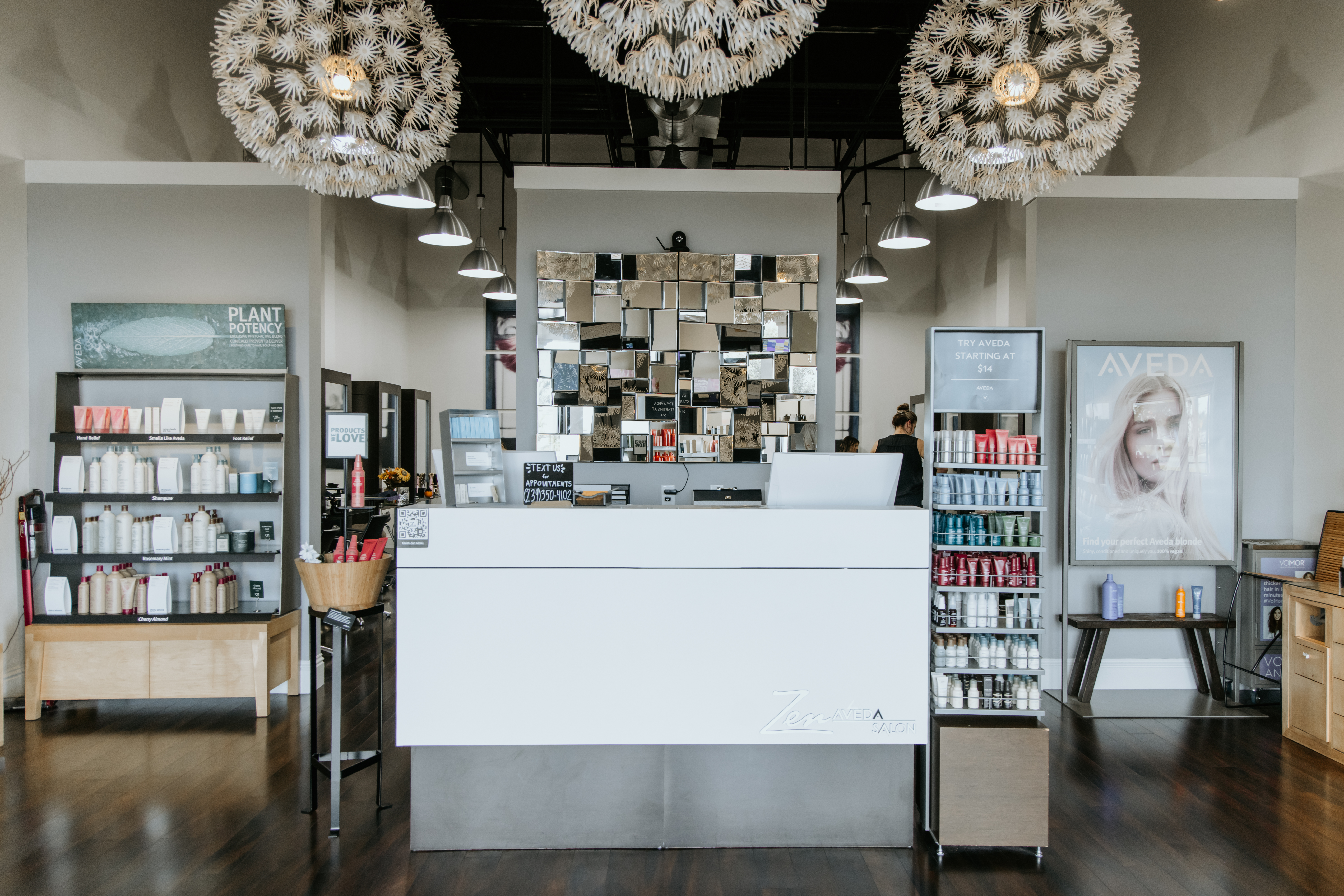 Flexibility at Zen Aveda Salon